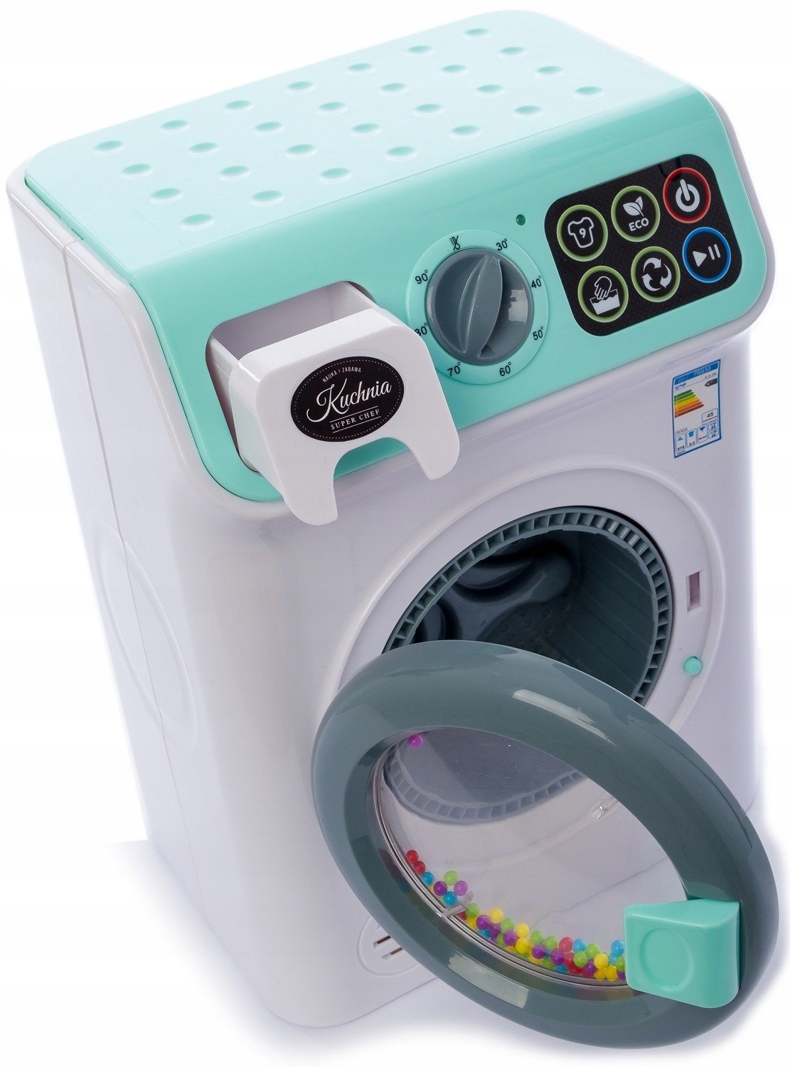 MARKOWA PRALKA AUTOMATYCZNA DLA DZIECI DOTYKOWA Seria SUPER CHEF