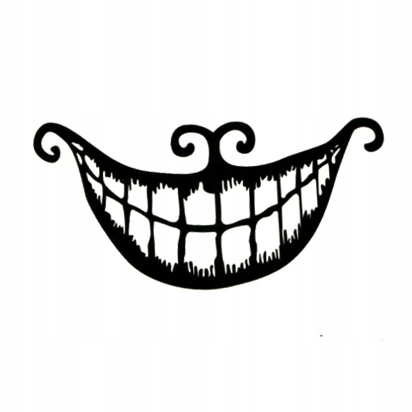 Tatuaż tymczasowy Uśmiech Klauna Smiley M222