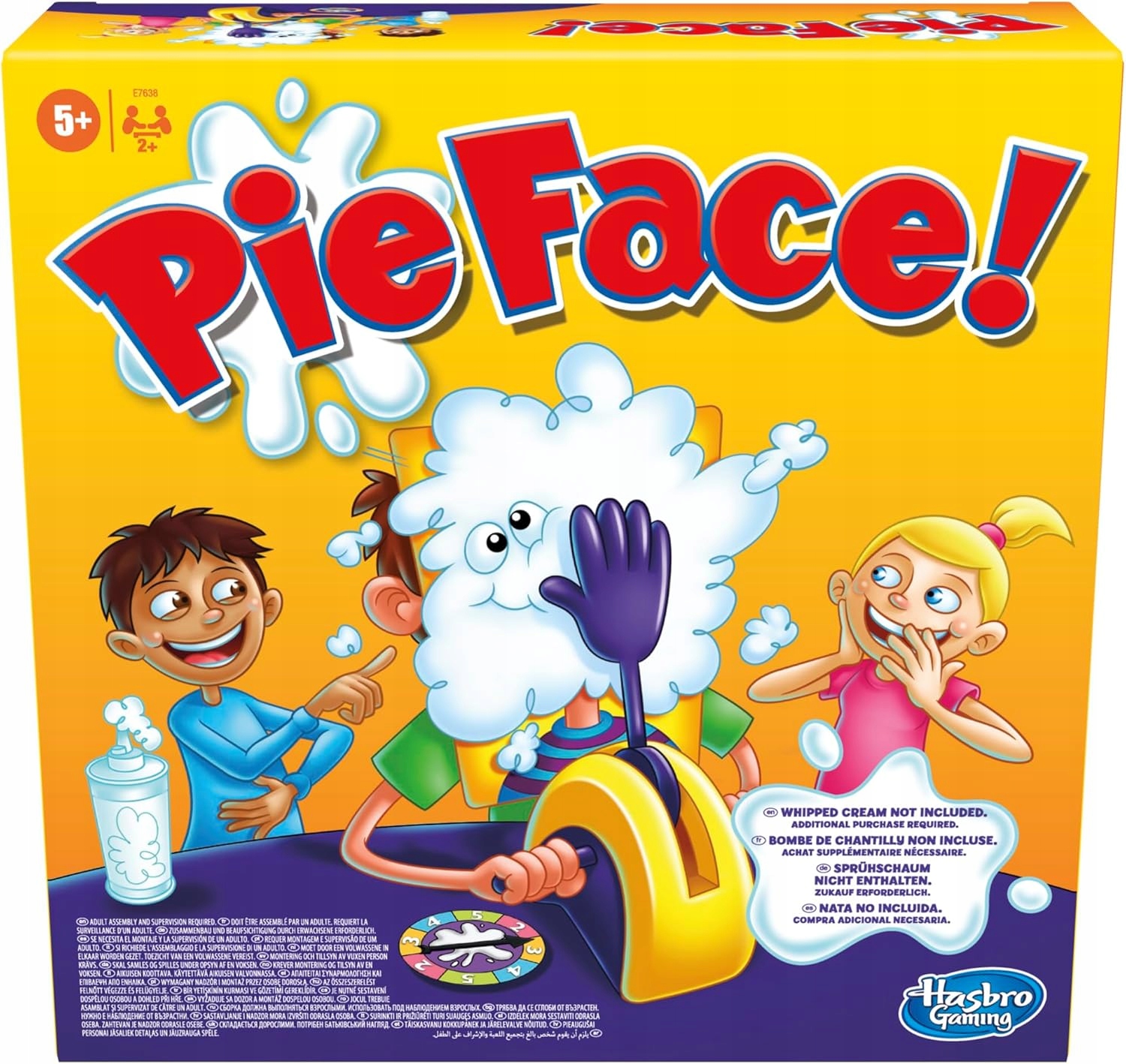 Hasbro Pie Face Gra Rodzinna Planszowa Z Bitą Śmietaną