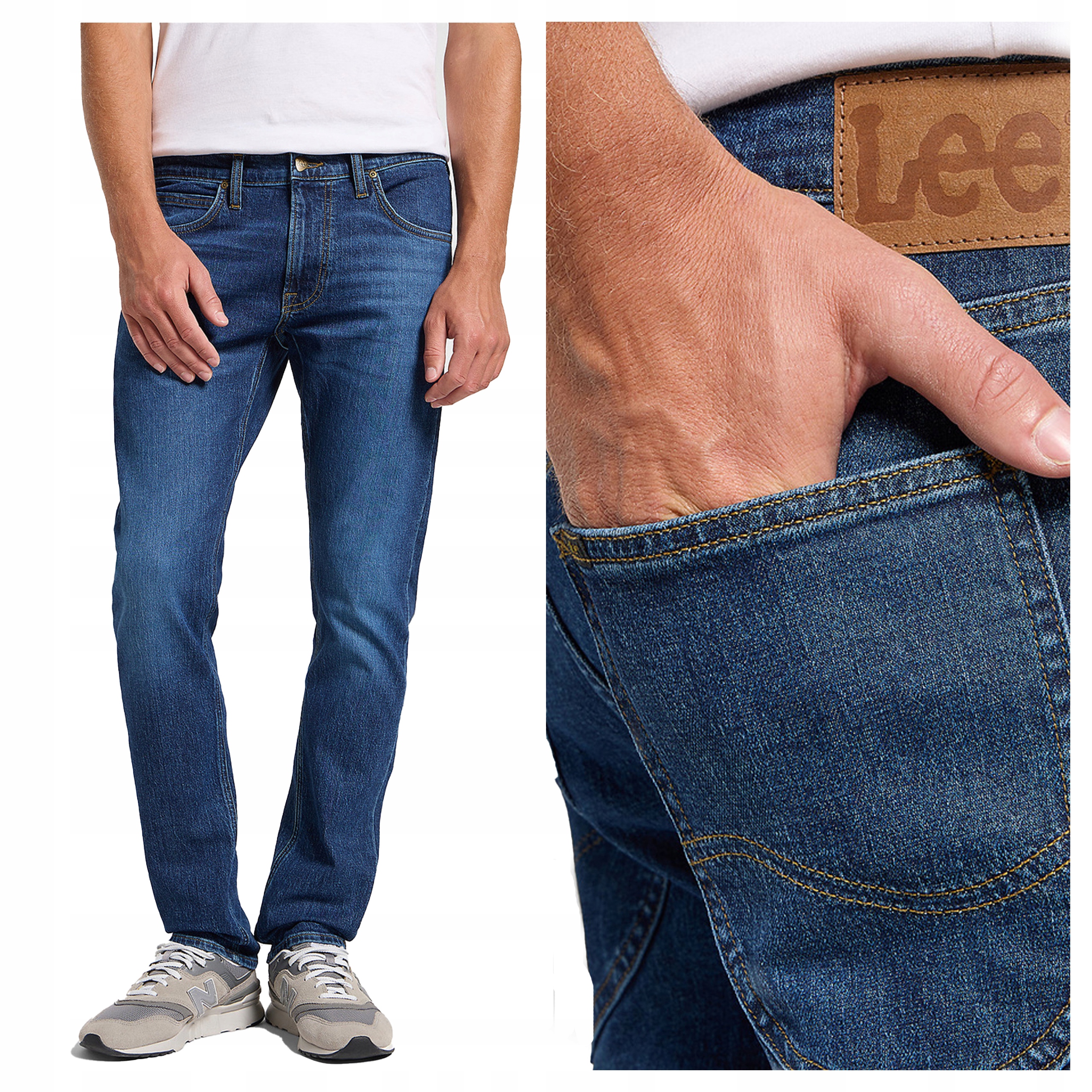 Lee Luke W32 L30 Pánské džínové kalhoty džíny Přiléhavé