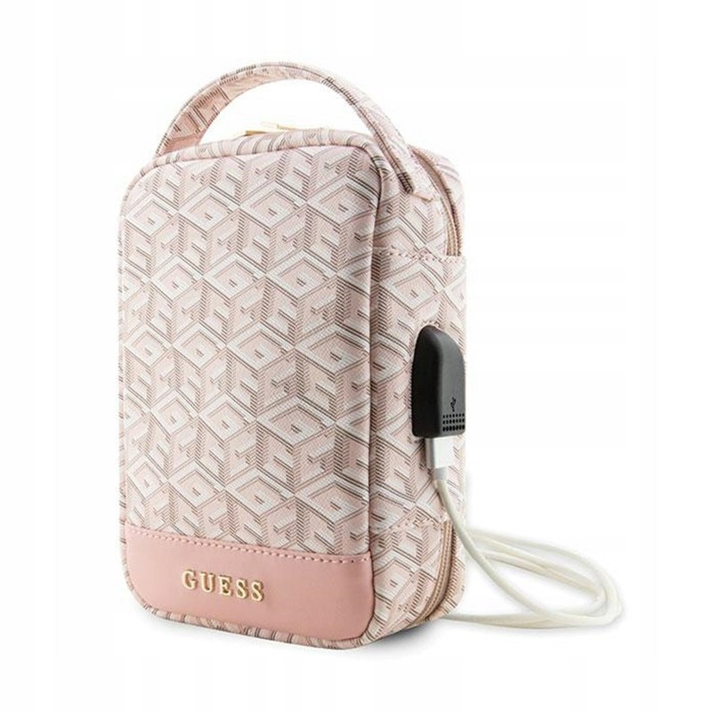 Guess GCube Stripe Travel Universal Bag Organizér na příslušenství (Růžový)