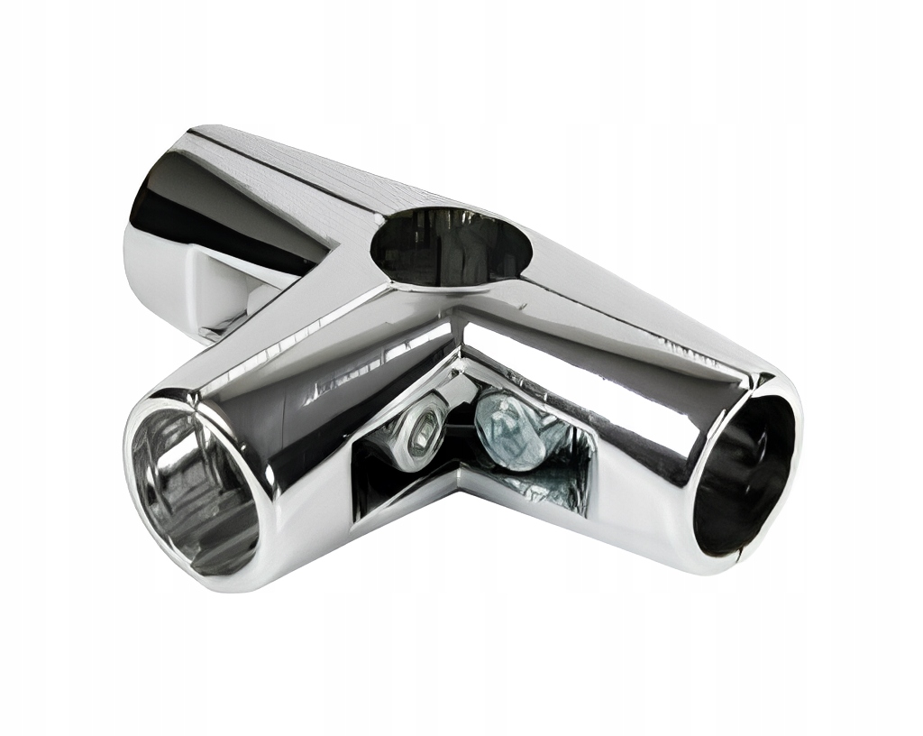 ZŁĄCZE TRZYRAMIENNE KĄTOWE RURA fi25 REGAŁ c1