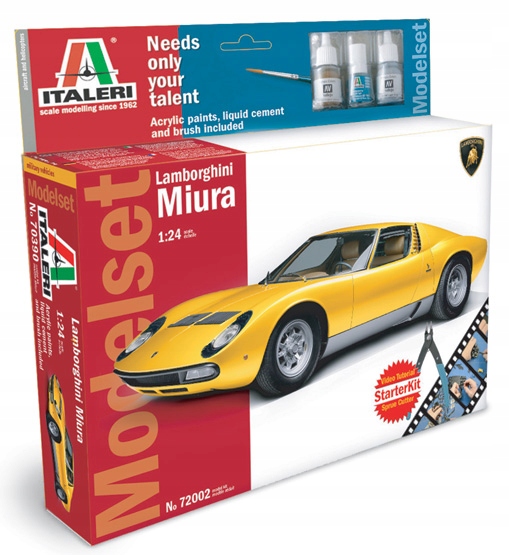 Italeri 72002 1/24 Lamborchini Miura