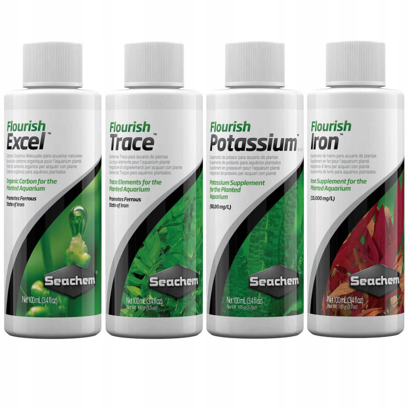 Levně Seachem Flourish Medium 4x100ml Sada hnojiv