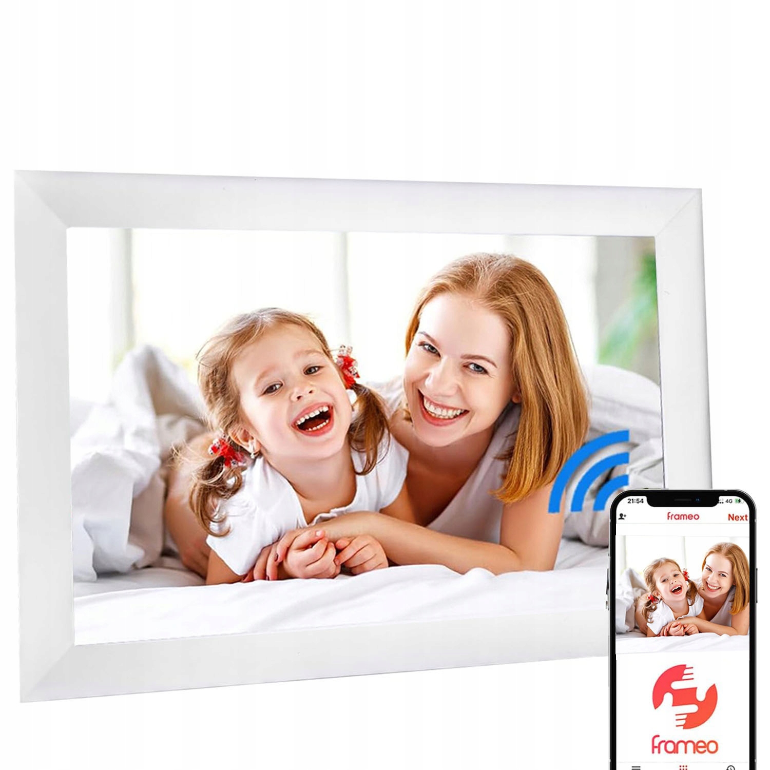 Rámeček Na Fotografie Frameo Hd Ips 10.1" Fotorámeček Film Dárek