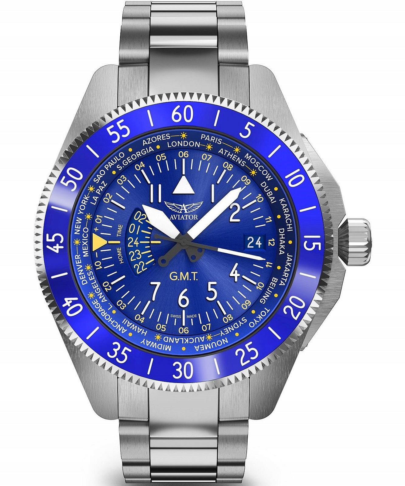 Pánské hodinky Aviator Airacobra Gmt