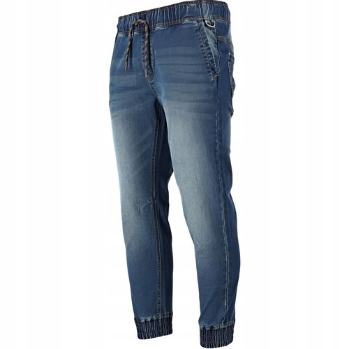 Spodnie Joggery Jeansowe Niebieskie Stretch "M" Ce, Lahti L4053502