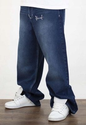 Kalhoty Stoprocent Baggy modré