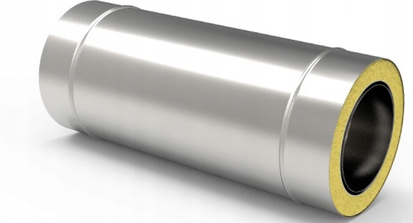 Kd Trubka s obložením fi 150 0,5 m 0,5 mm průchodová stěna komínová vložka