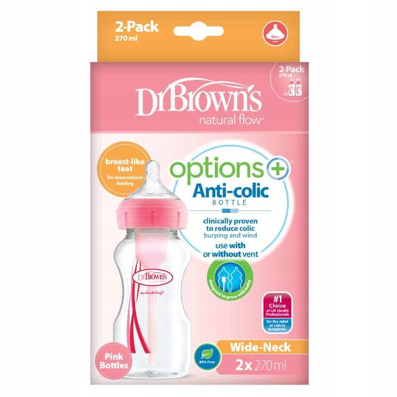 

Dr Brown's Options Szeroka Butelka 270ml x2 PINKDr