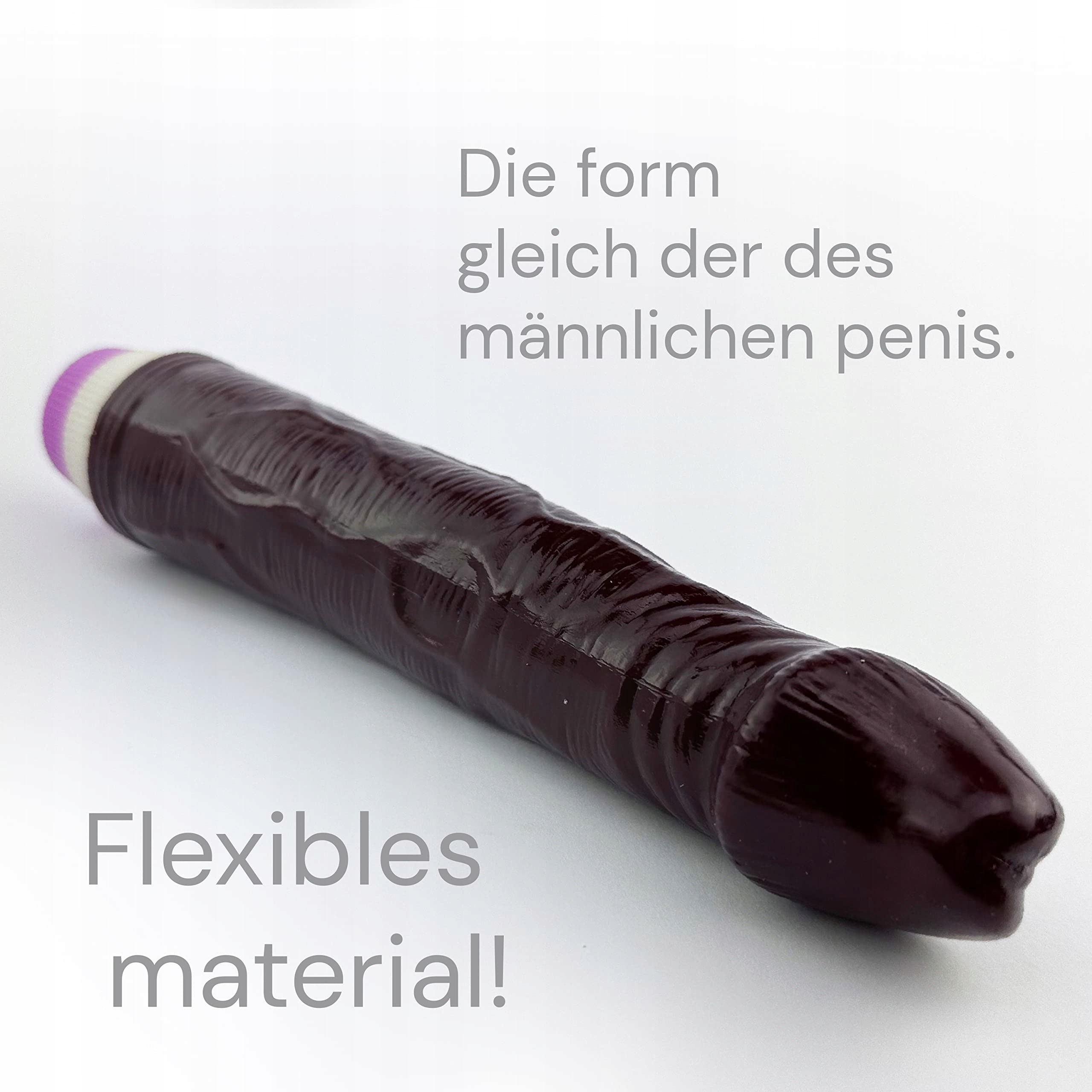 FOPS Wibrator Dildo Dla Kobiet 22cm Realistyczny Silne Wibracje — miniatura 4