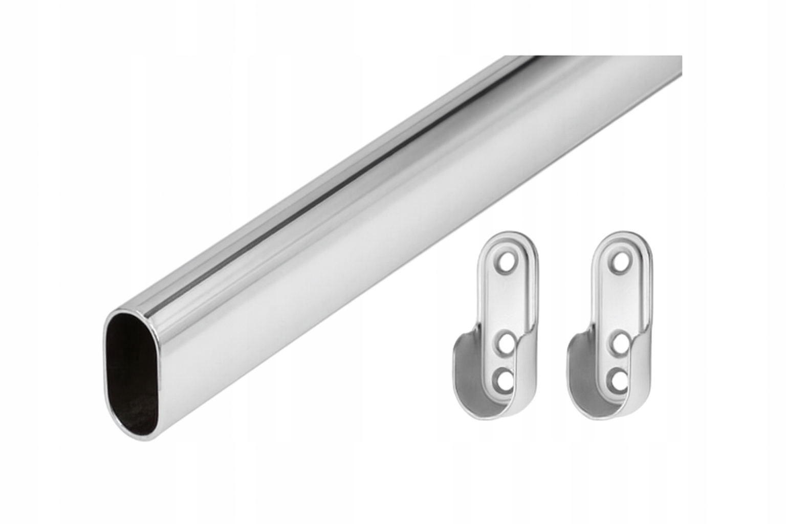 ТРУБА ШКАФА ШКАФА БАРА МЕБЕЛИ ДЛЯ ХРОМА 0.5 М ОДЕЖДЫ