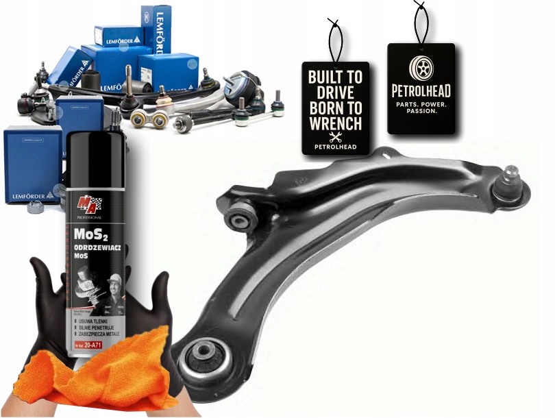 Rameno Renault Přední Megane 02- Pr Lemforder #Petrolhead Pro+ Kit1
