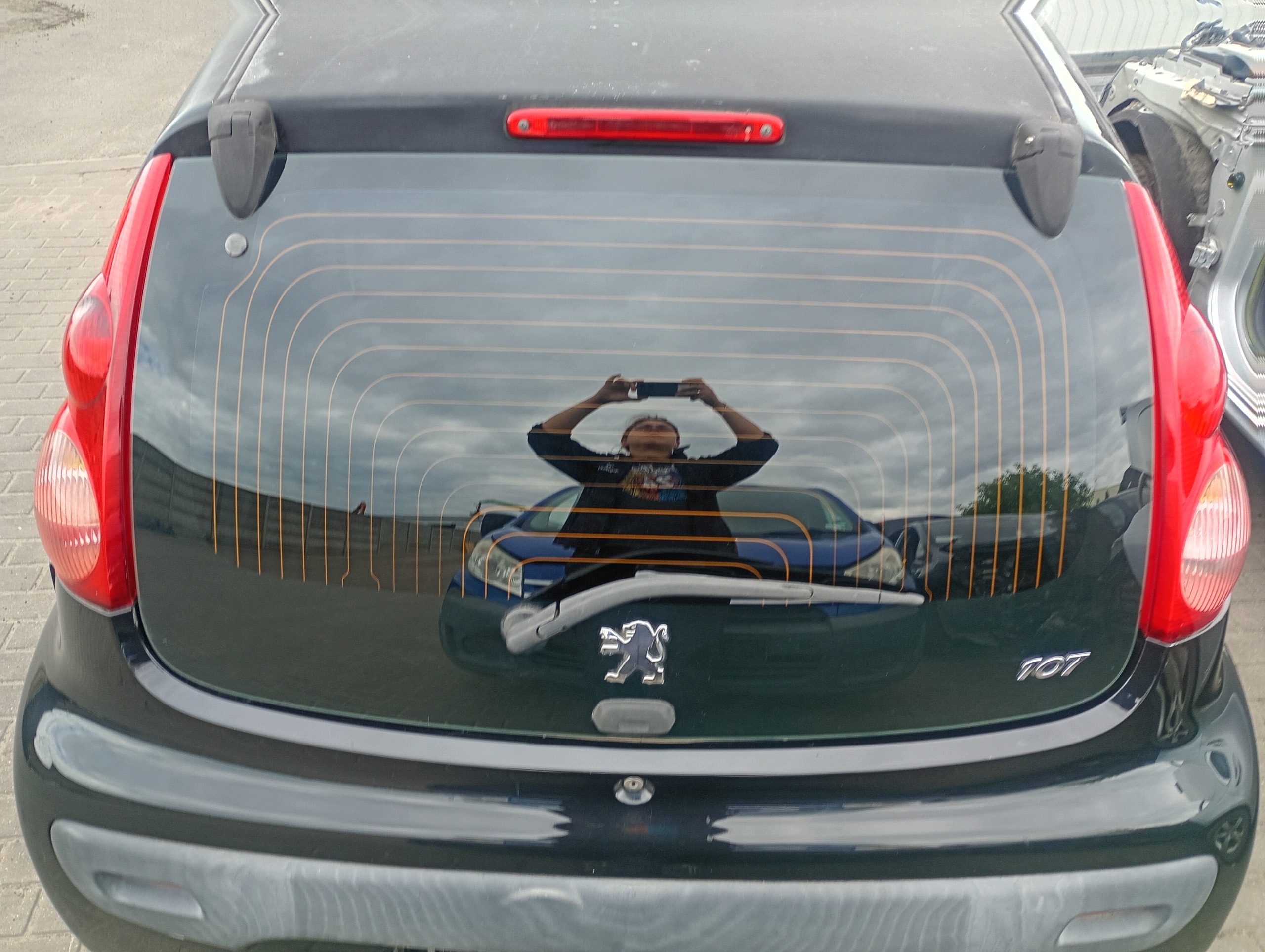 boot doors rear part boot window rear Peugeot 107 FL 08-14