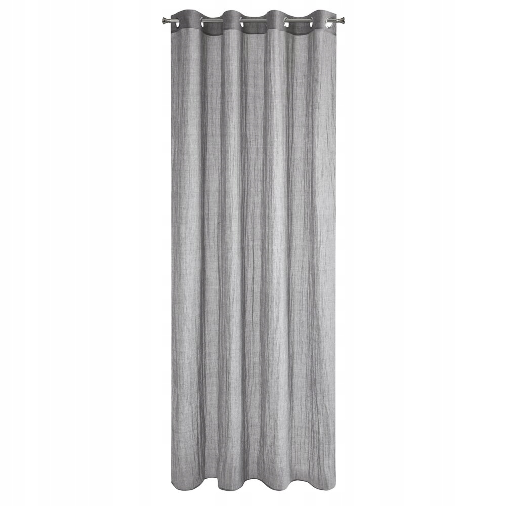 

Delikatna zasłona popiel Eko 140X250 przelotki