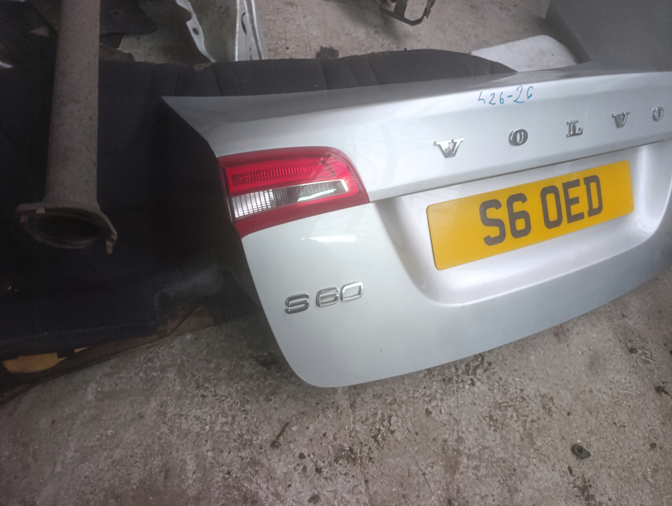 trunk door boot rear part rear Volvo S60 II 426-26