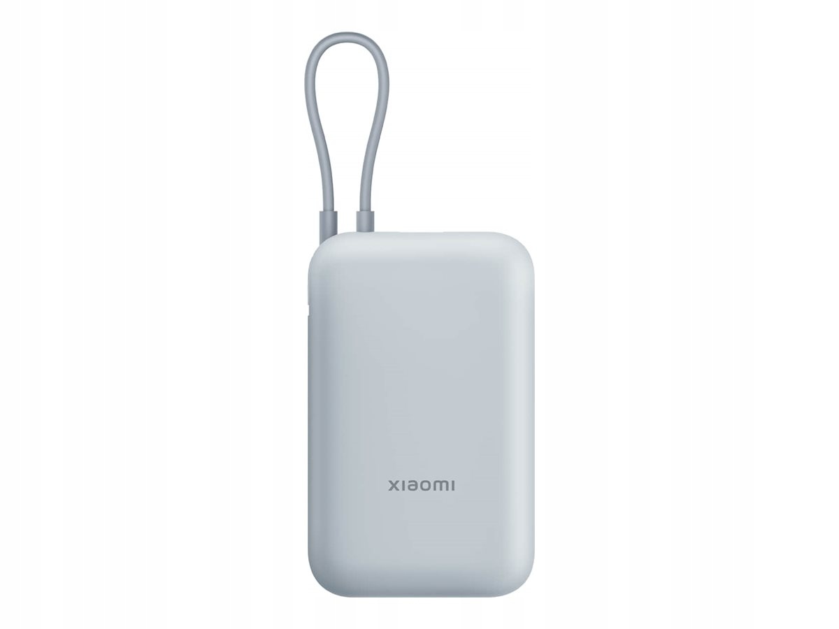 Xiaomi Power Bank 10000 mAh z kablem Usb-a/usb-c w kolorze Ice Blue