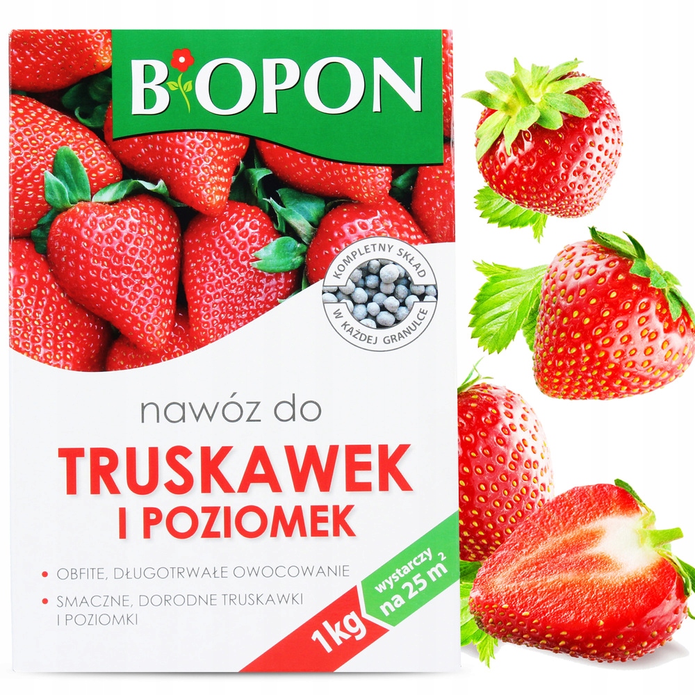 

Nawóz Granulowany Truskawek Poziomek Odżywka 1kg