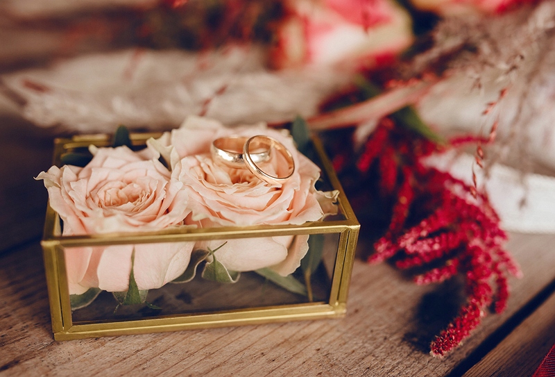 SZKLANE PUDEŁKO NA OBRĄCZKI, ZŁOTE Z UCHWYTEM Kod producenta PKWS1-019ME