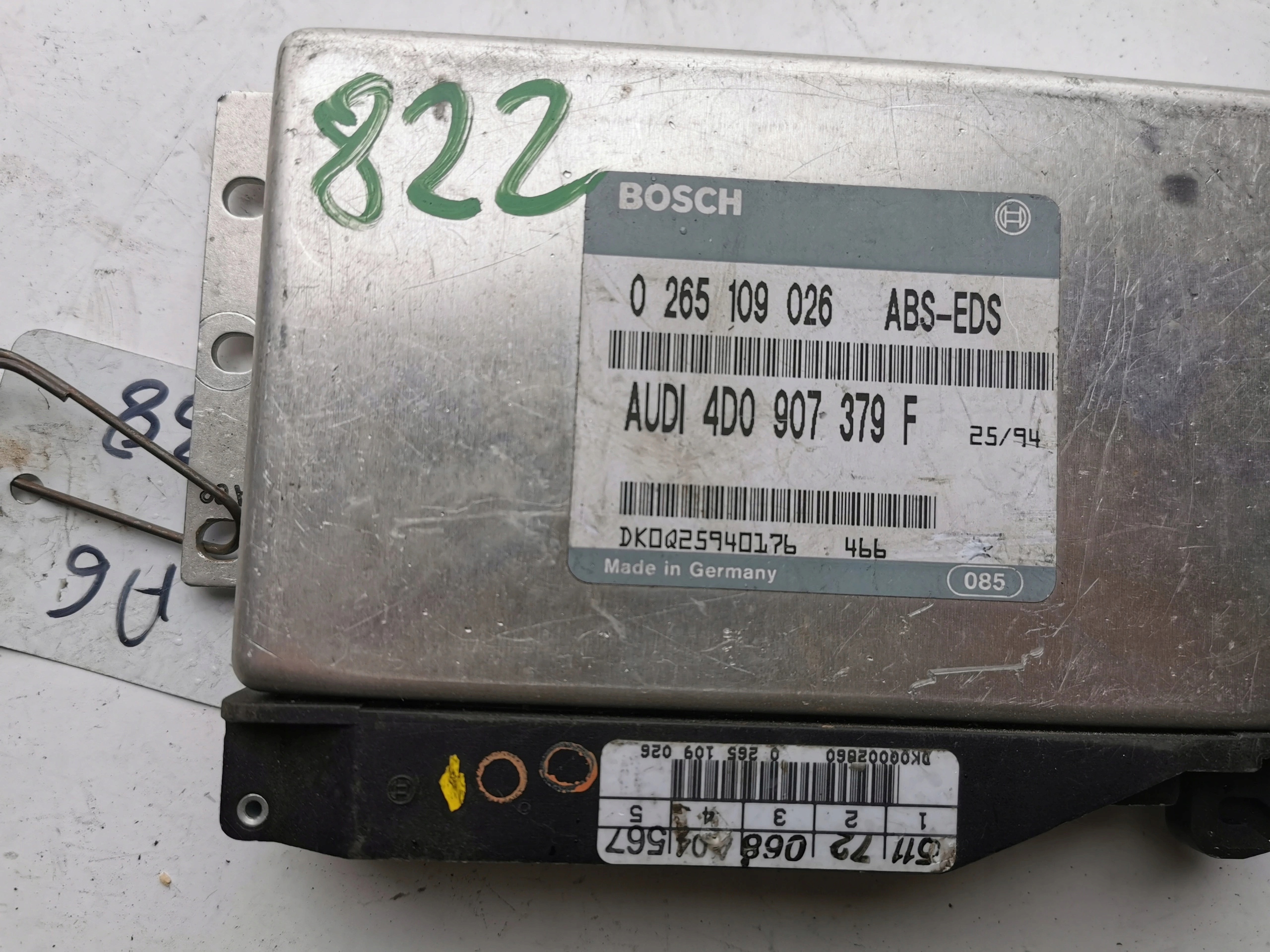 AUDI S6 4.2B V8 0265109026 4D0907379F Computer ECU