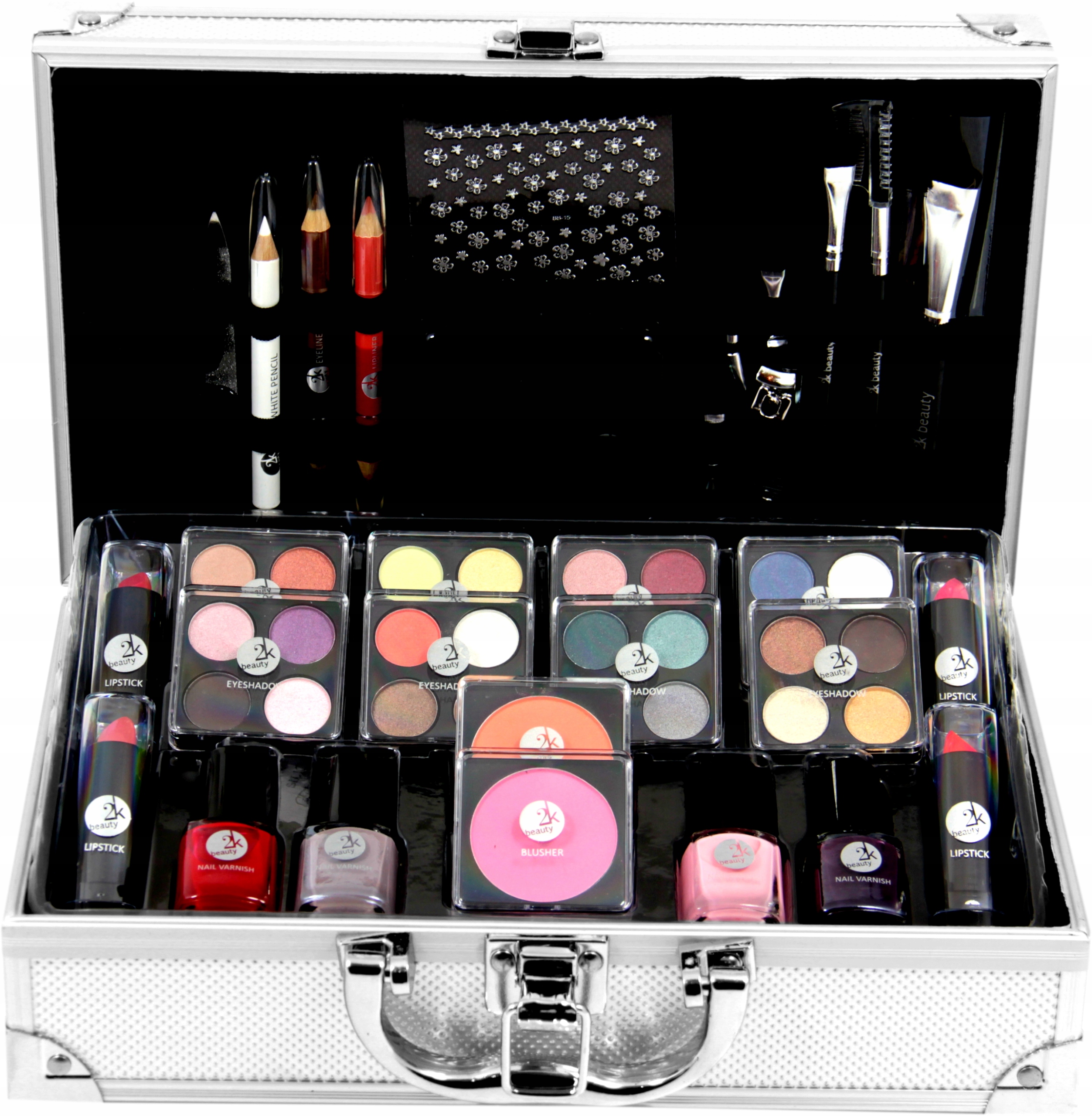 KUFEREK WALIZKA NA KOSMETYKI MAKIJAŻ CIENIE ZESTAW Kod producenta 345739