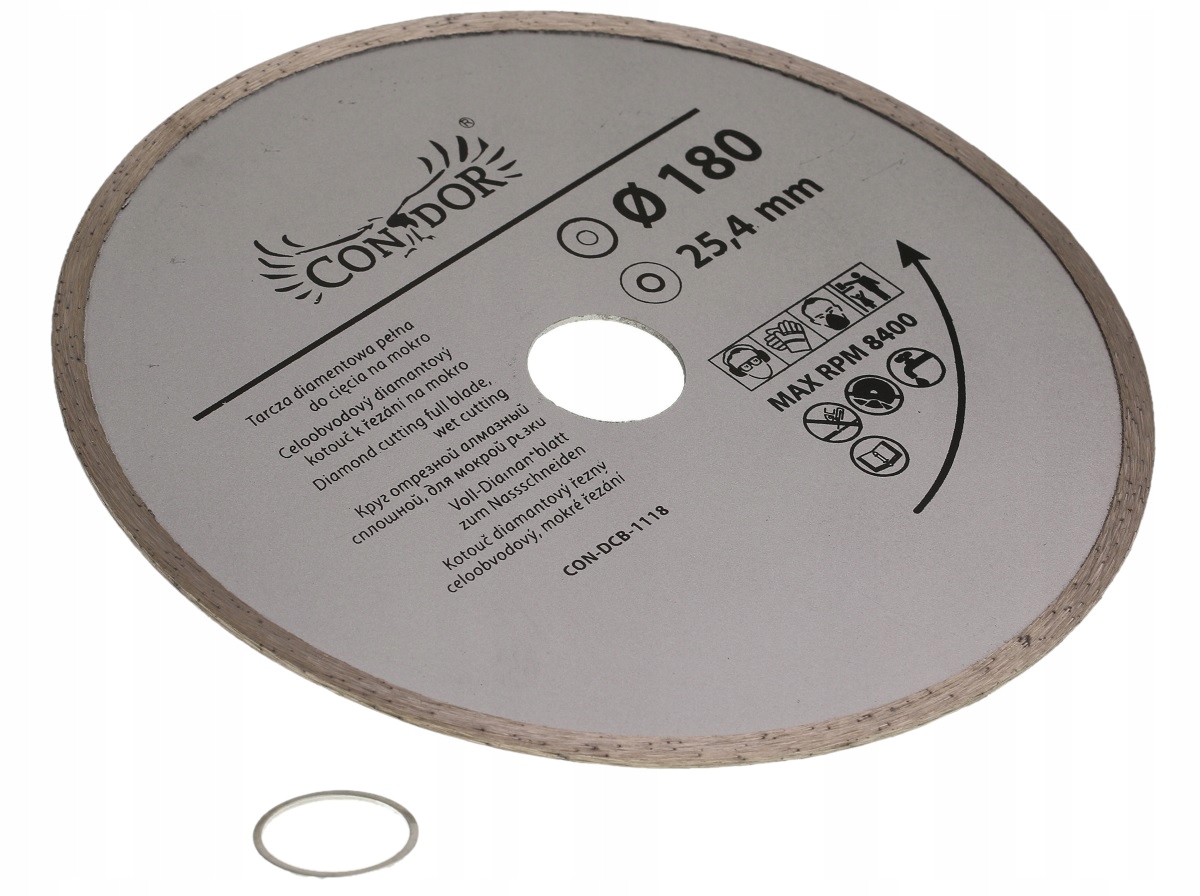 

Tarcza Diamentowa Pełna Do Cięcia Na Mokro 180 mm