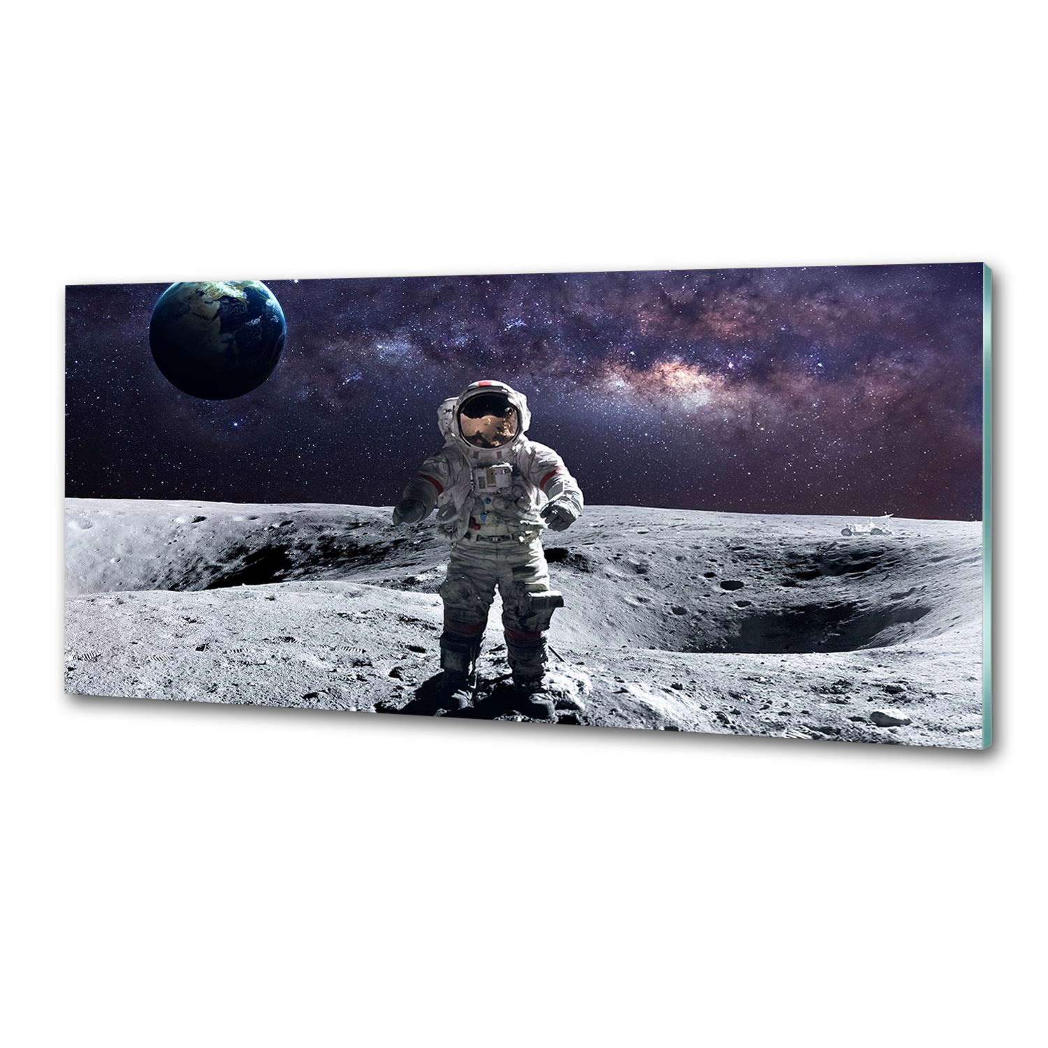 Dekoračný panel zo skla Astronaut 125 x 50 cm Lepidlo