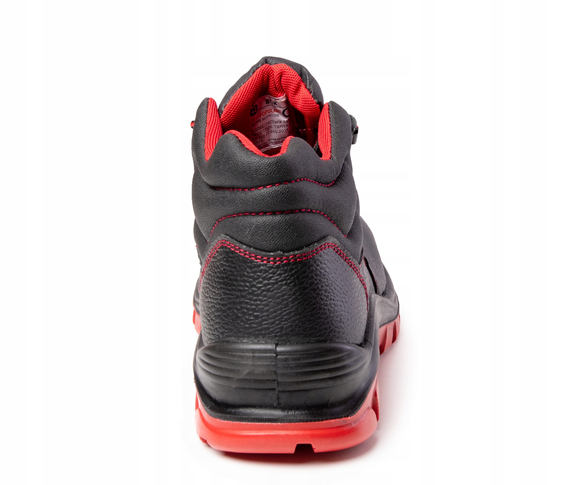 BUTY BHP OBUWIE ROBOCZE BEZ PODNOSKA RED O1 Model RED