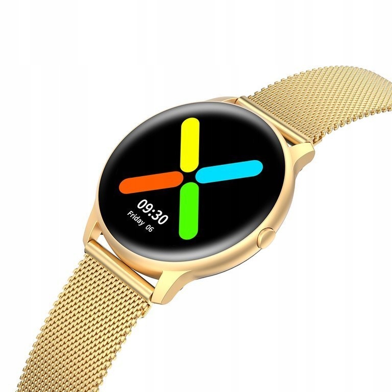 ZŁOTY SMARTWATCH DAMSKI G. Rossi PULSOMETR KROKOMIERZ SMARTWATCH NA PREZENT Model inny