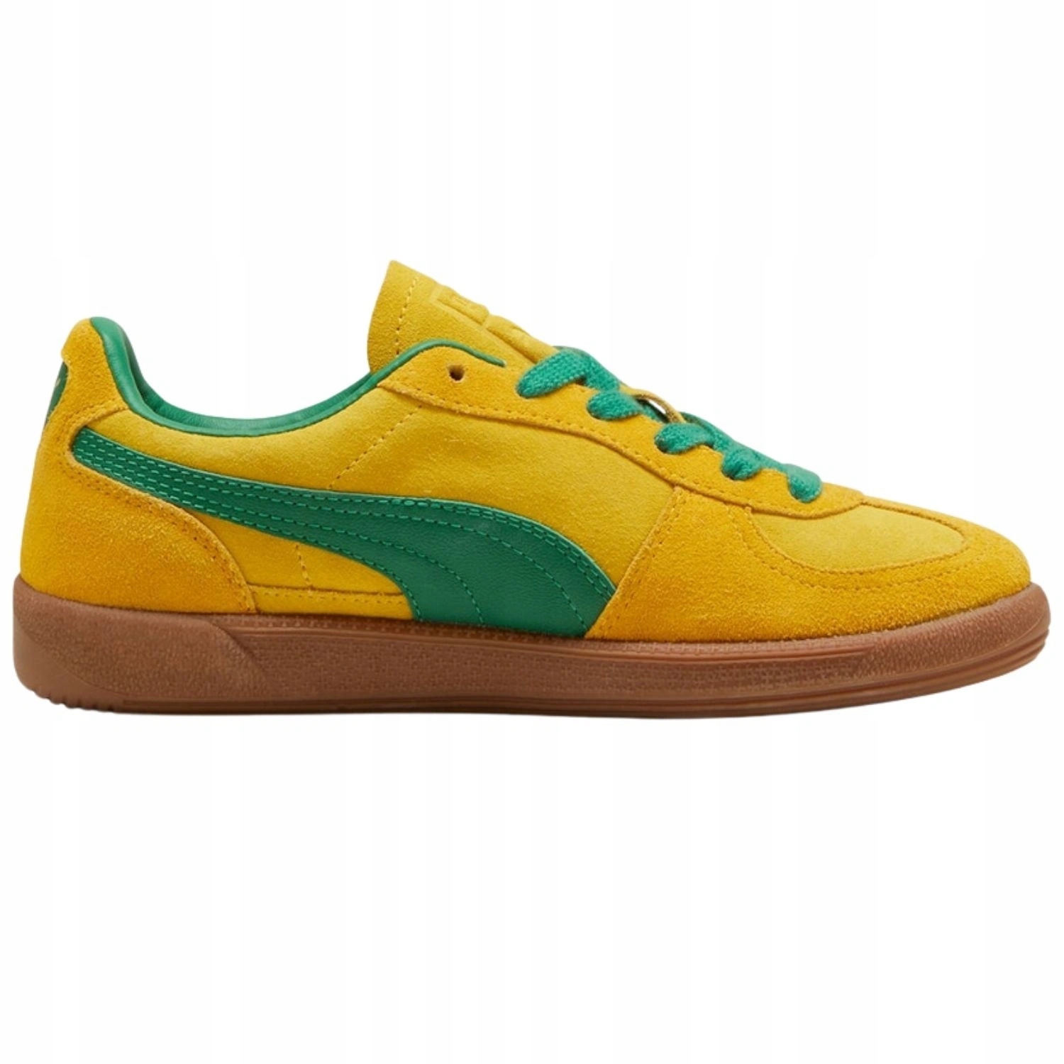 Boty pro každodenní nošení Puma Palermo 396463 tenisky žluté, semišová kůže vel. 40