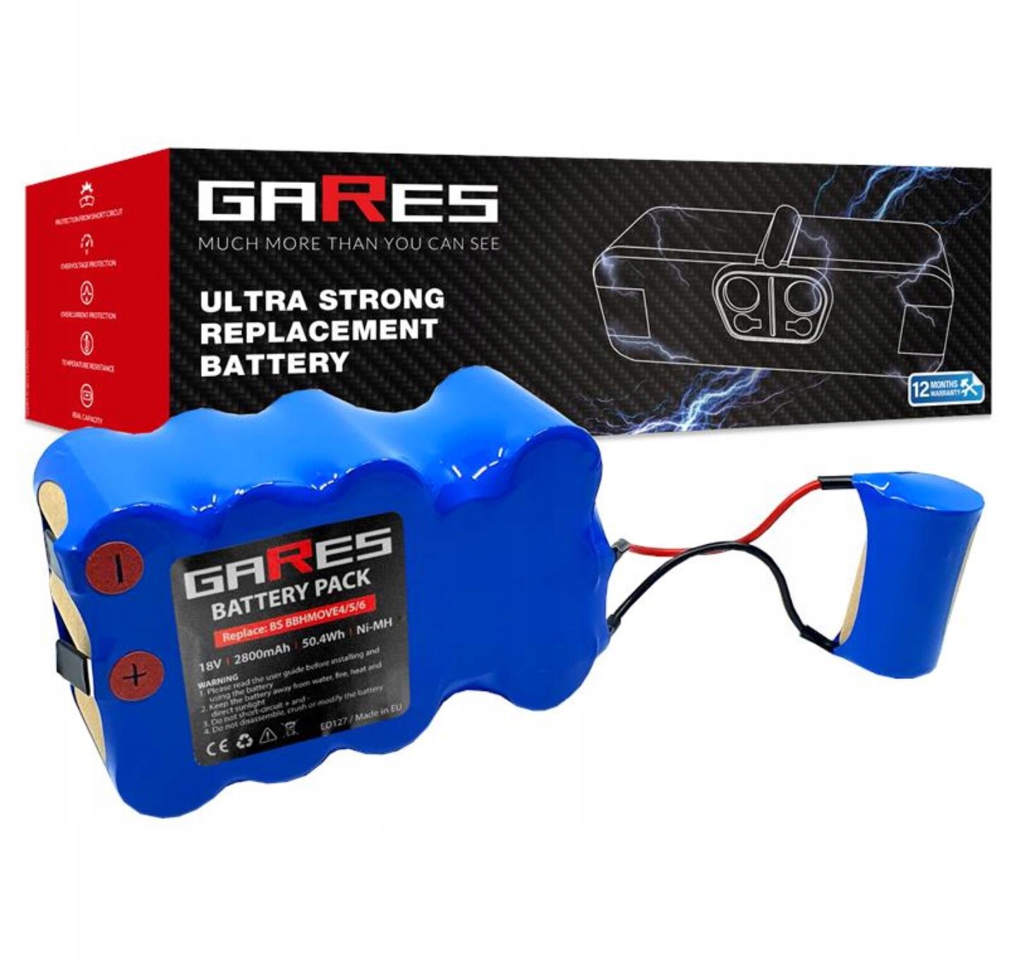 Akumulátor Baterie pro Bosch BBHMOVE6 BBHMOVE4 BBHMOVE5 FD9403 18V 2,8Ah