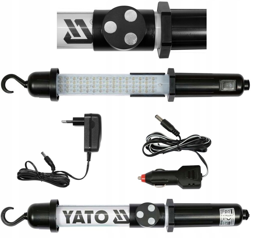 yato LAMPA WARSZTATOWA BEZPRZEWODOWA AKU 60+1 LED 5906083087592 za 58 ...