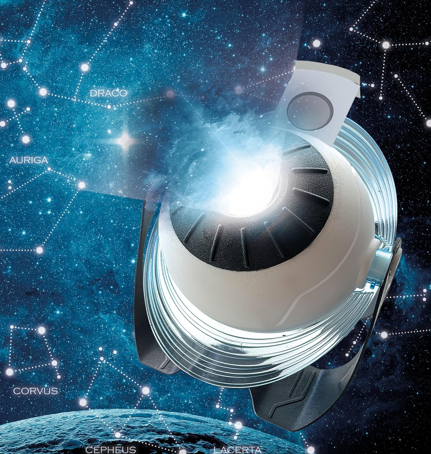 PLANETARIUM PROJEKTOR GWIAZD INTERAKTYWNY RZUTNIK DLA DZIECI CLEMENTONI Materiał plastik