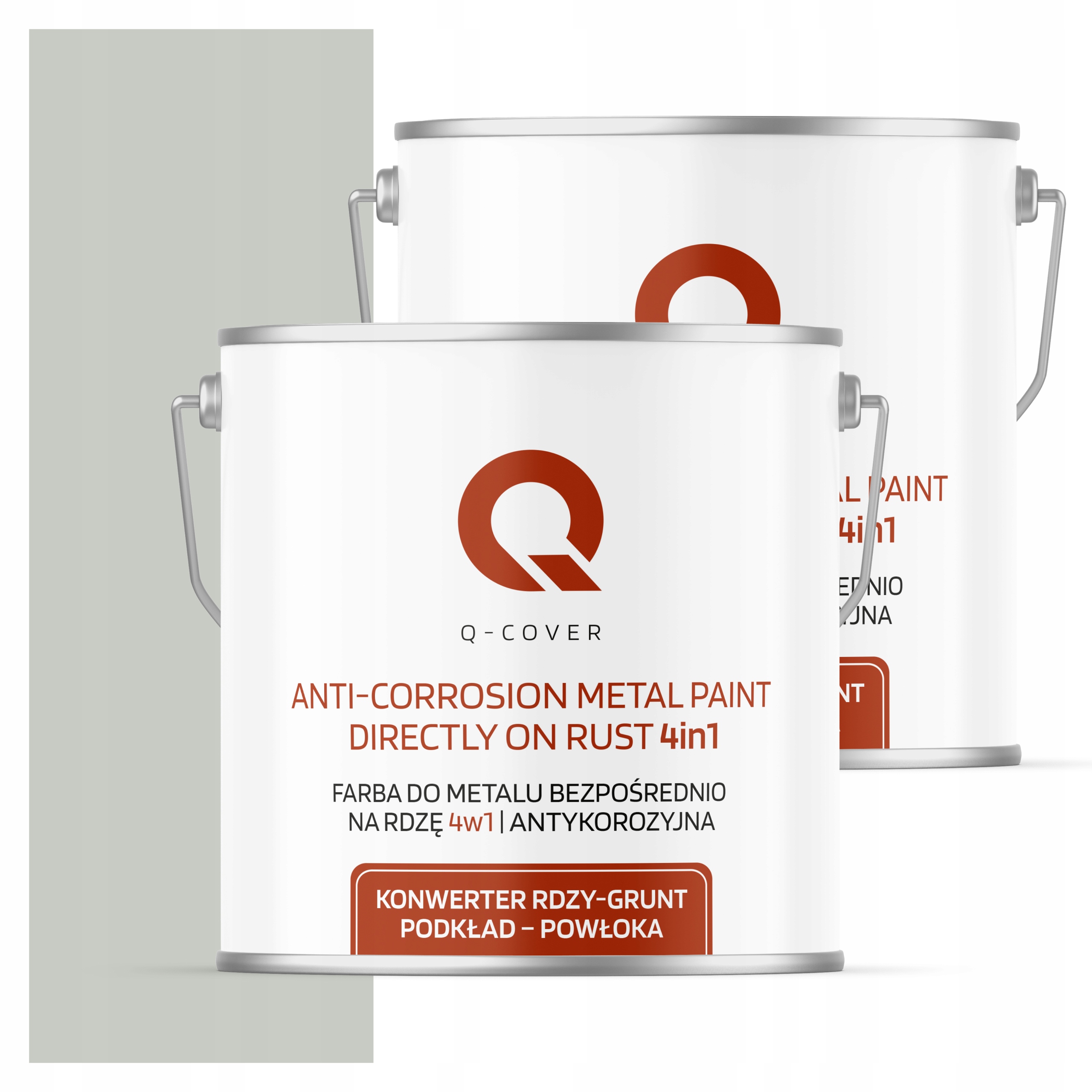 Farba Priamo na hrdzu Metal Aluminium Oceľ 5L 4v1 Mat Biely Papyrus