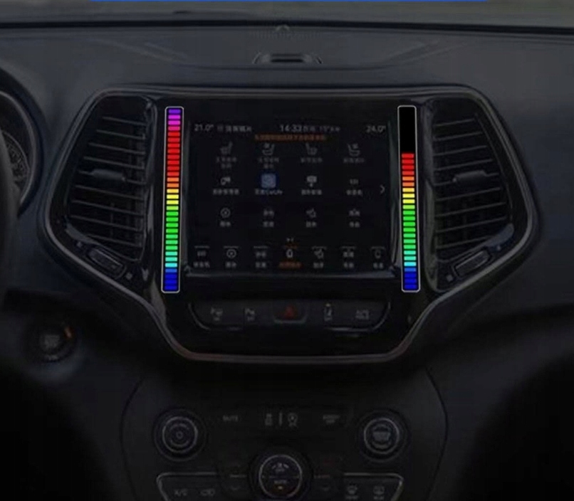 Wskaźnik wysterowania audio 32LED biały USB ABS Kod producenta ELEK-286