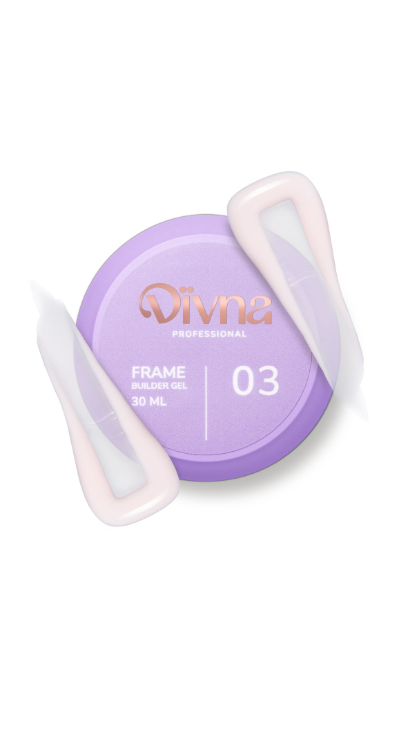 Divna Frame Builder Gel 03 30 ml – Stavební Gel na nehty