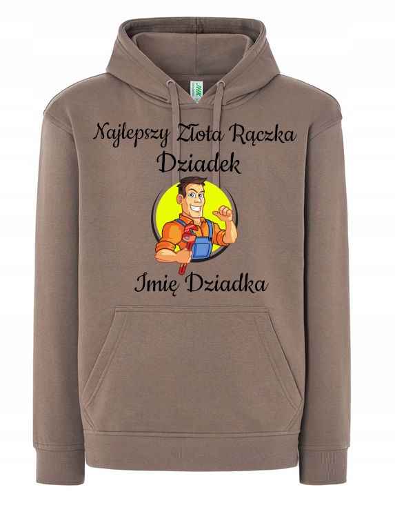 Mikina Nejlepší zlatá rukojeť Dědeček Jméno Den dědečka r.XS