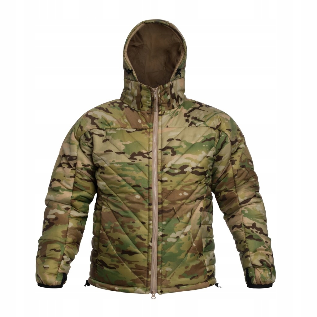 Zimní bunda pánská zateplená s kapucí maskáčový Snugpak SJ9 Jacket MultiCam L
