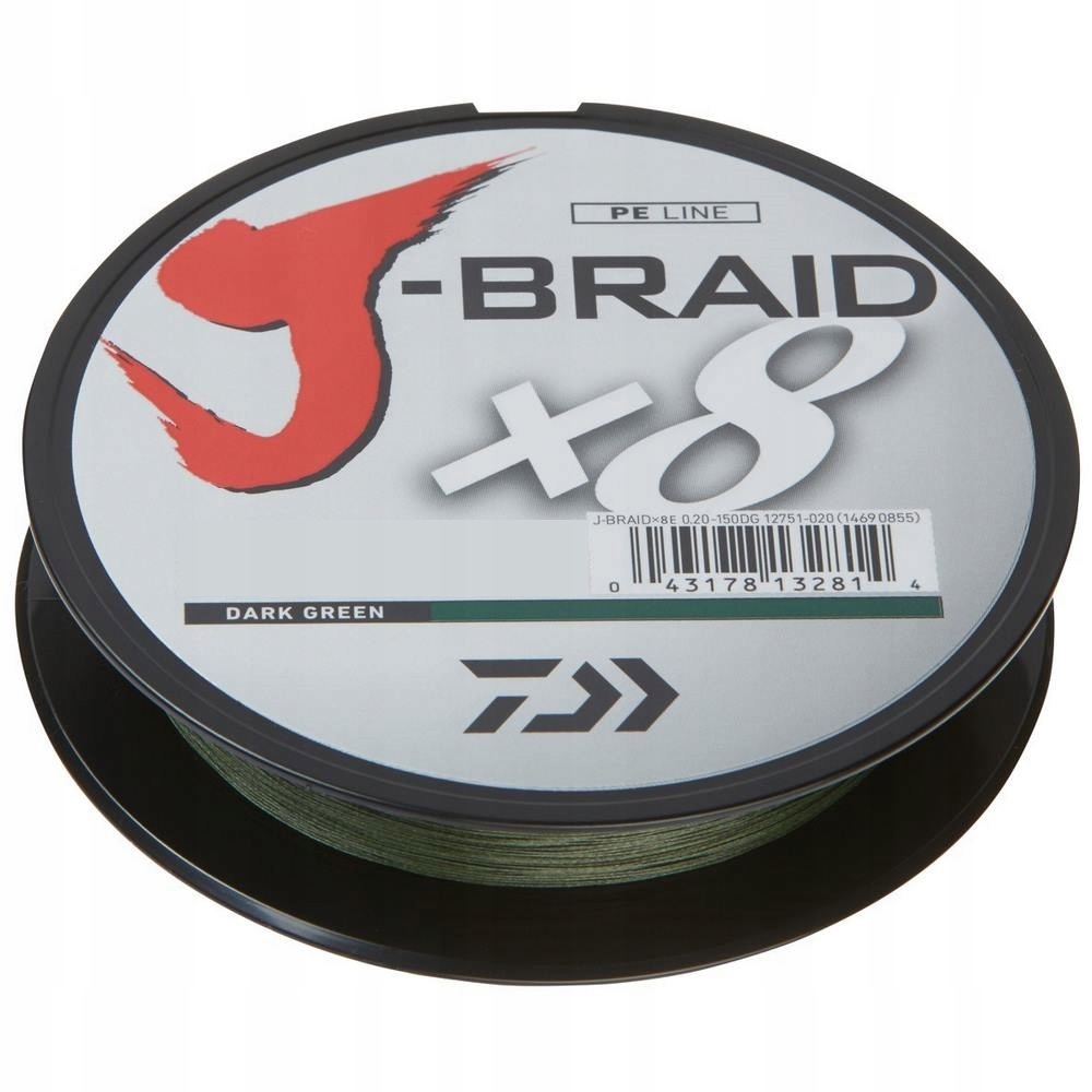 Plecionka Daiwa J-braid X8 0,24 mm x 300 m