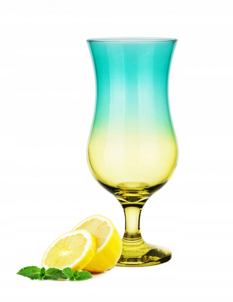 

Kieliszek Koktajlowy Colorful Żółty-turkus 420ML