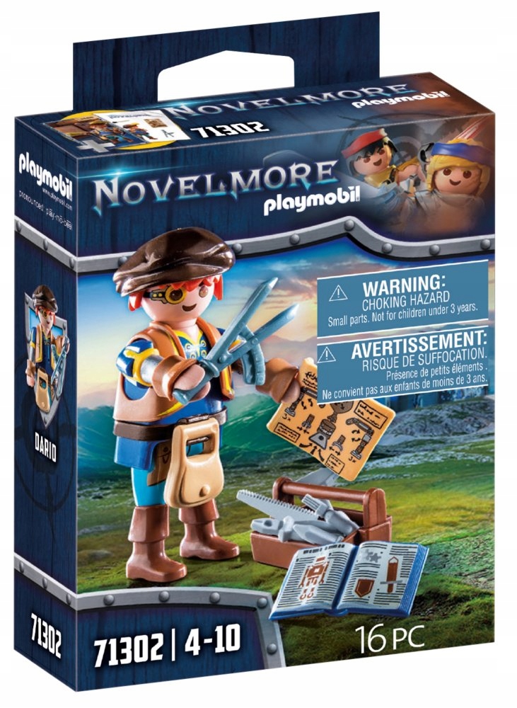 

Playmobil Novelmore Dario z narzędziami Figurka