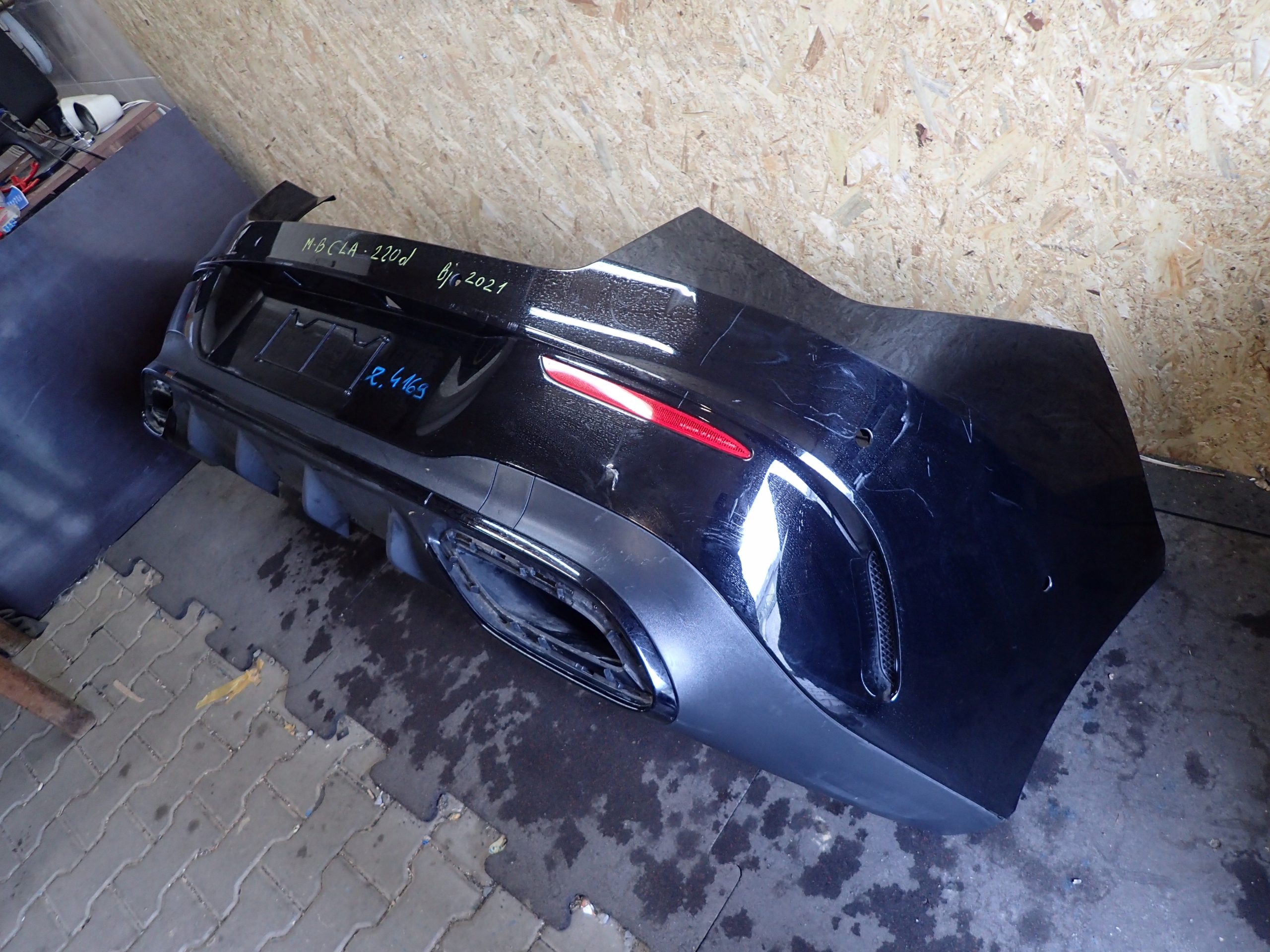 bumper rear part MERCEDES CLA W118 AMG