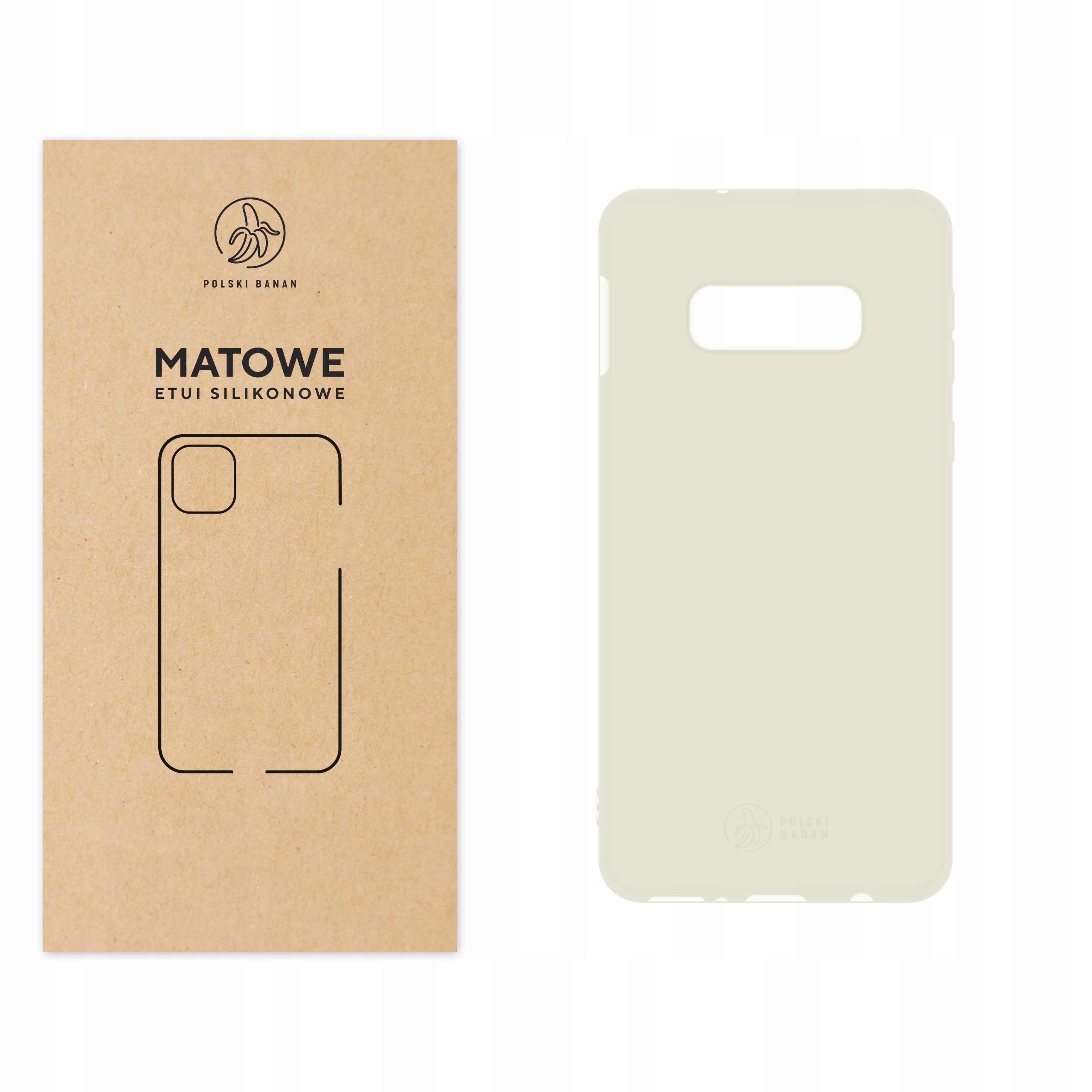 

Etui Matowe do Samsung S10e kremowe