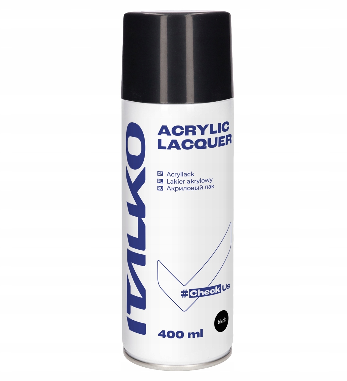 

Italko Lakier Akrylowy Czarny Połysk Spray 400ML