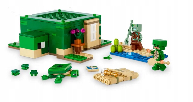 LEGO 21254 MINECRAFT - DOMEK NA PLAŻY ŻÓŁWI Marka LEGO