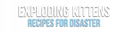 Exploding Kittens EXKD0022 Recipes for Disaster Game, Multicoloured, Colour Wiek gracza 8-11 lat