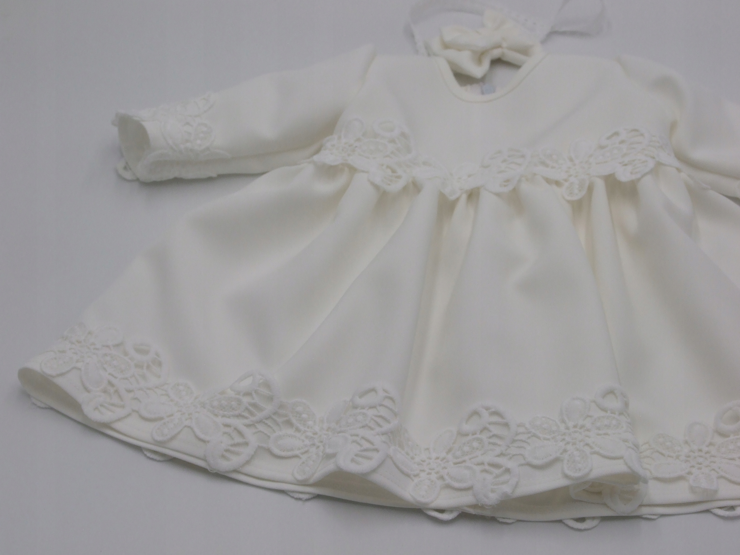 Sukieneczka do CHRZTU Wiosna-Lato *rozmiar 74 Długość sukienki 42 cm