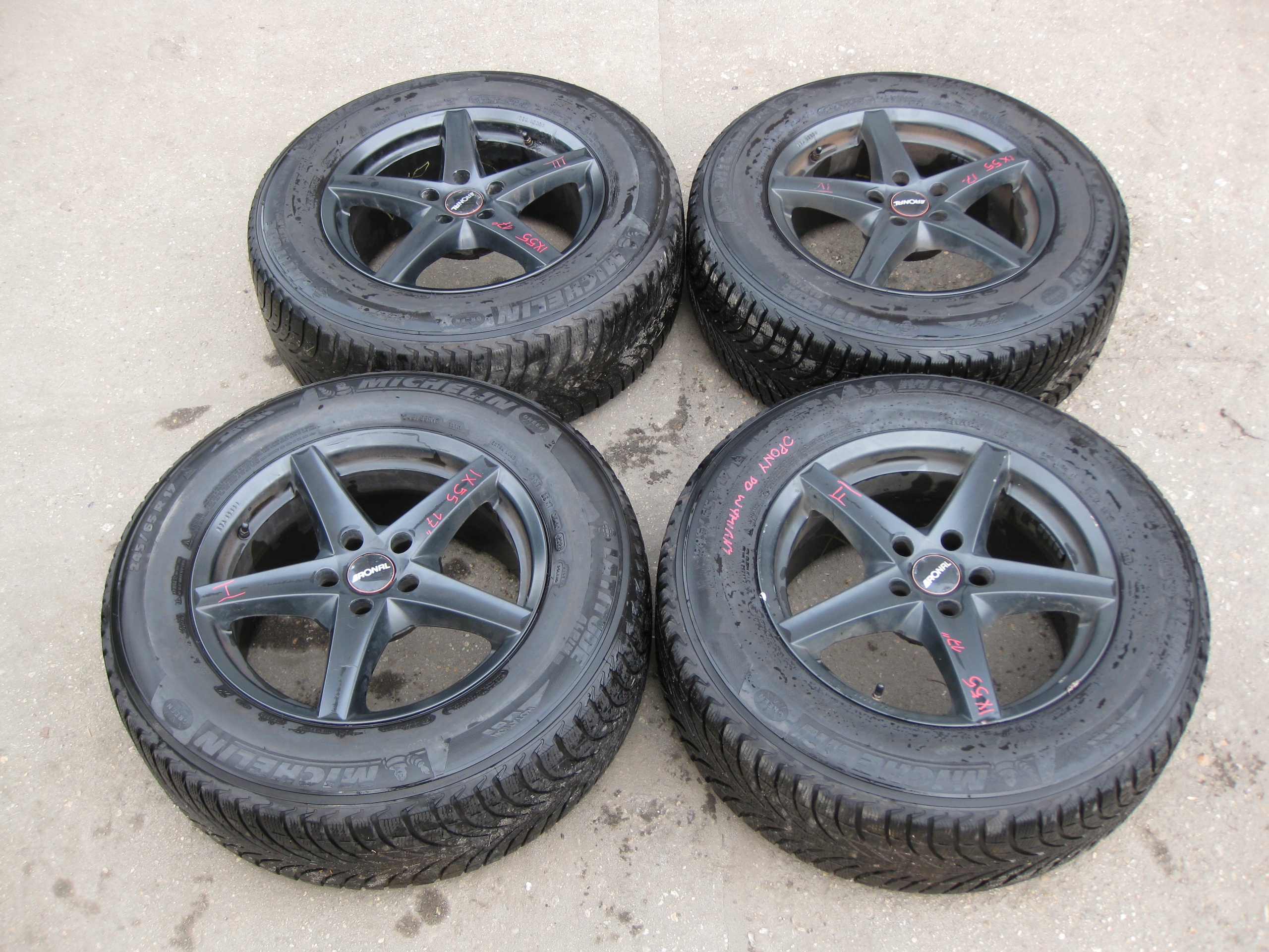 HYUNDAI IX55 discs aluminium disc 17" KBA 45651 KOMPLET