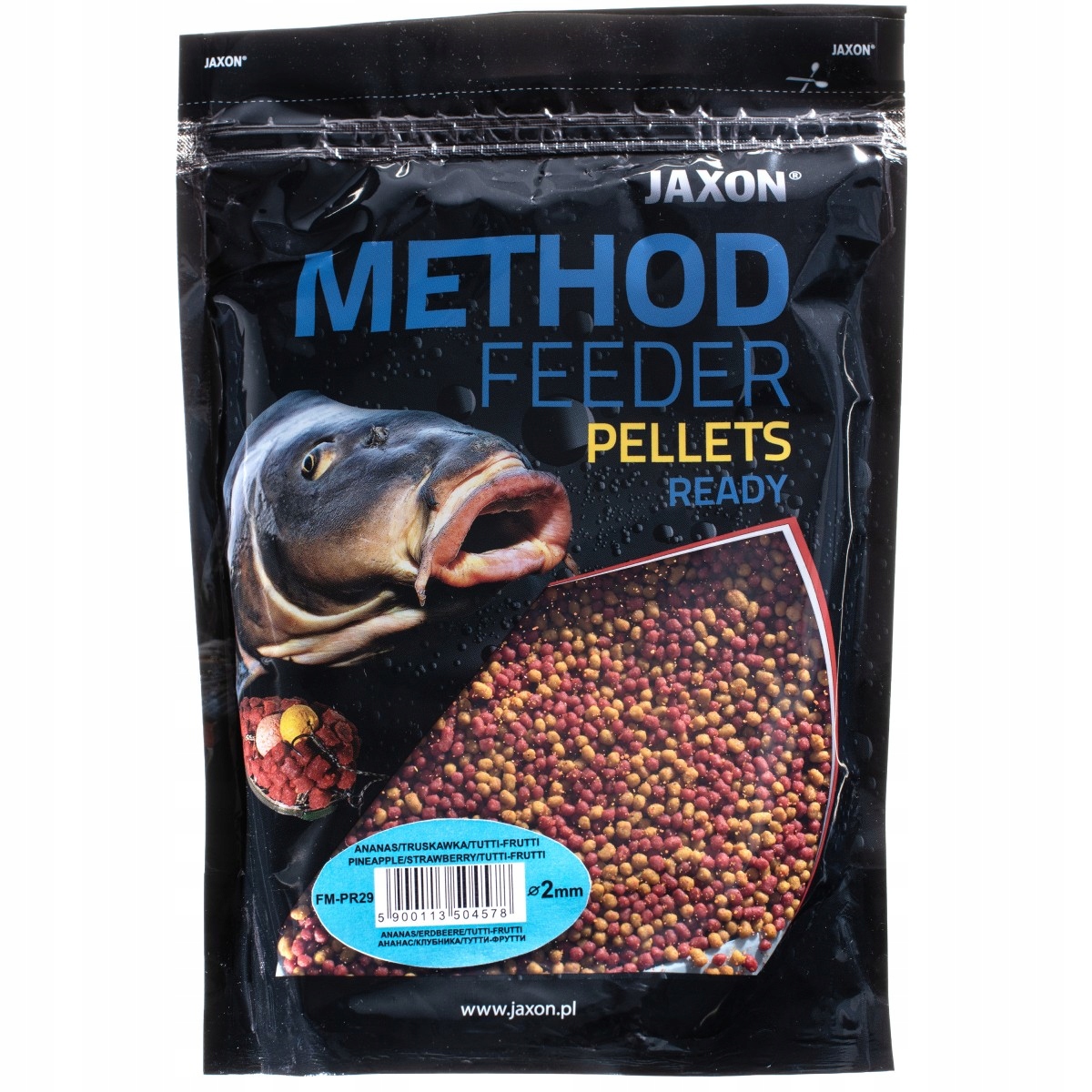 Pellet Ready 2mm Ananas/truskawka 500g Mocno Wabiący