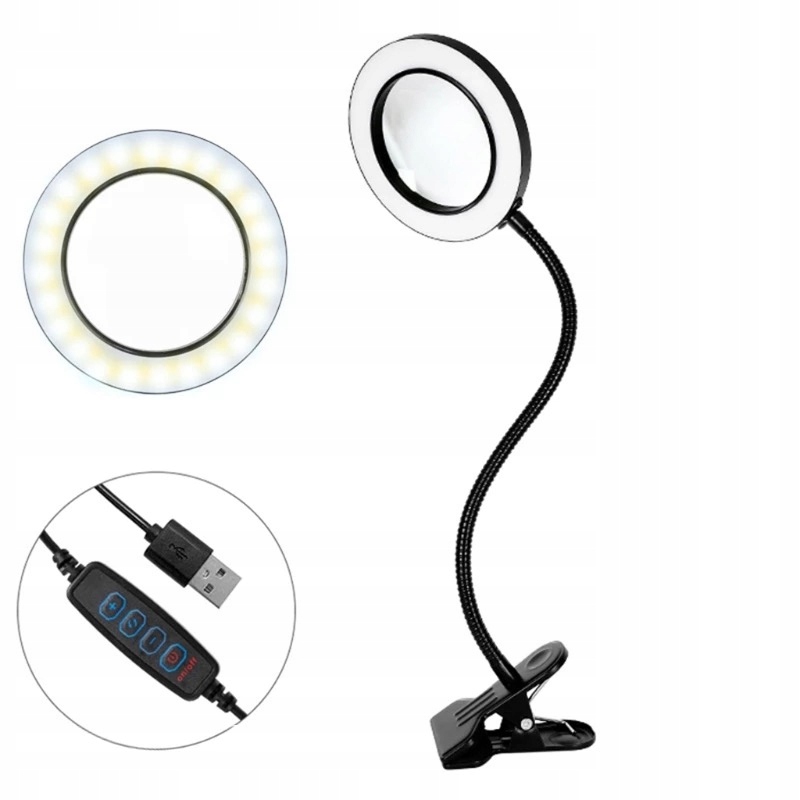 Activ Led Lampa s lupou, kosmetická lampa na stůl